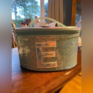 Justice Letter E Makeup Bag